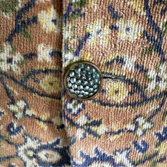 Love Apples by Stephanie Vintage 90s Tapestry Trend Vest Classic Western - Picture 4 of 6